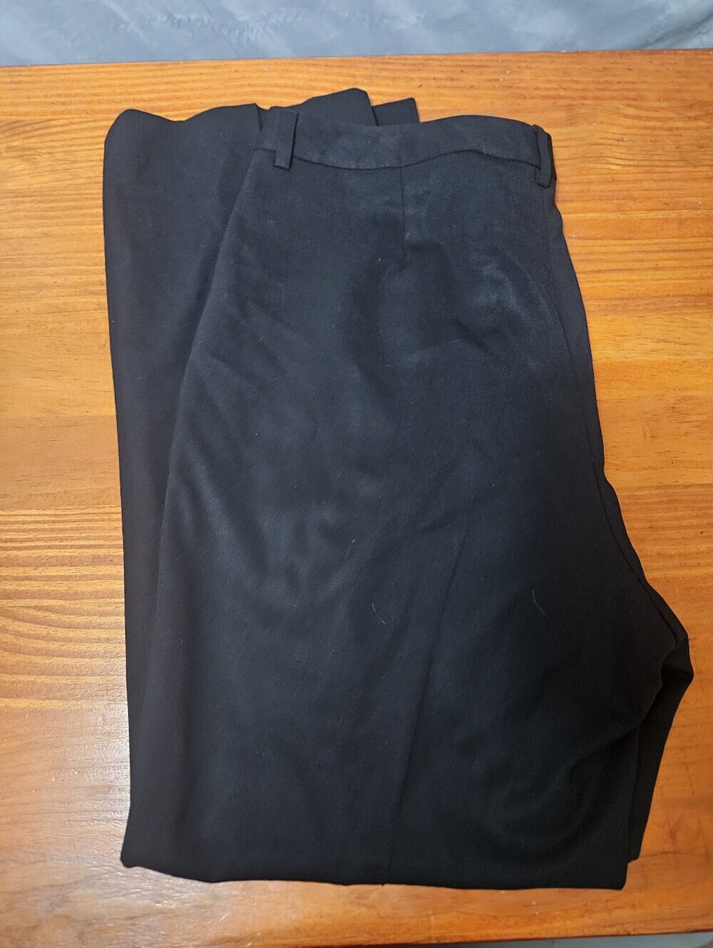 Lauren Ralph Lauren Black Wool Blend Pleated Dress Work Pants Size 14!